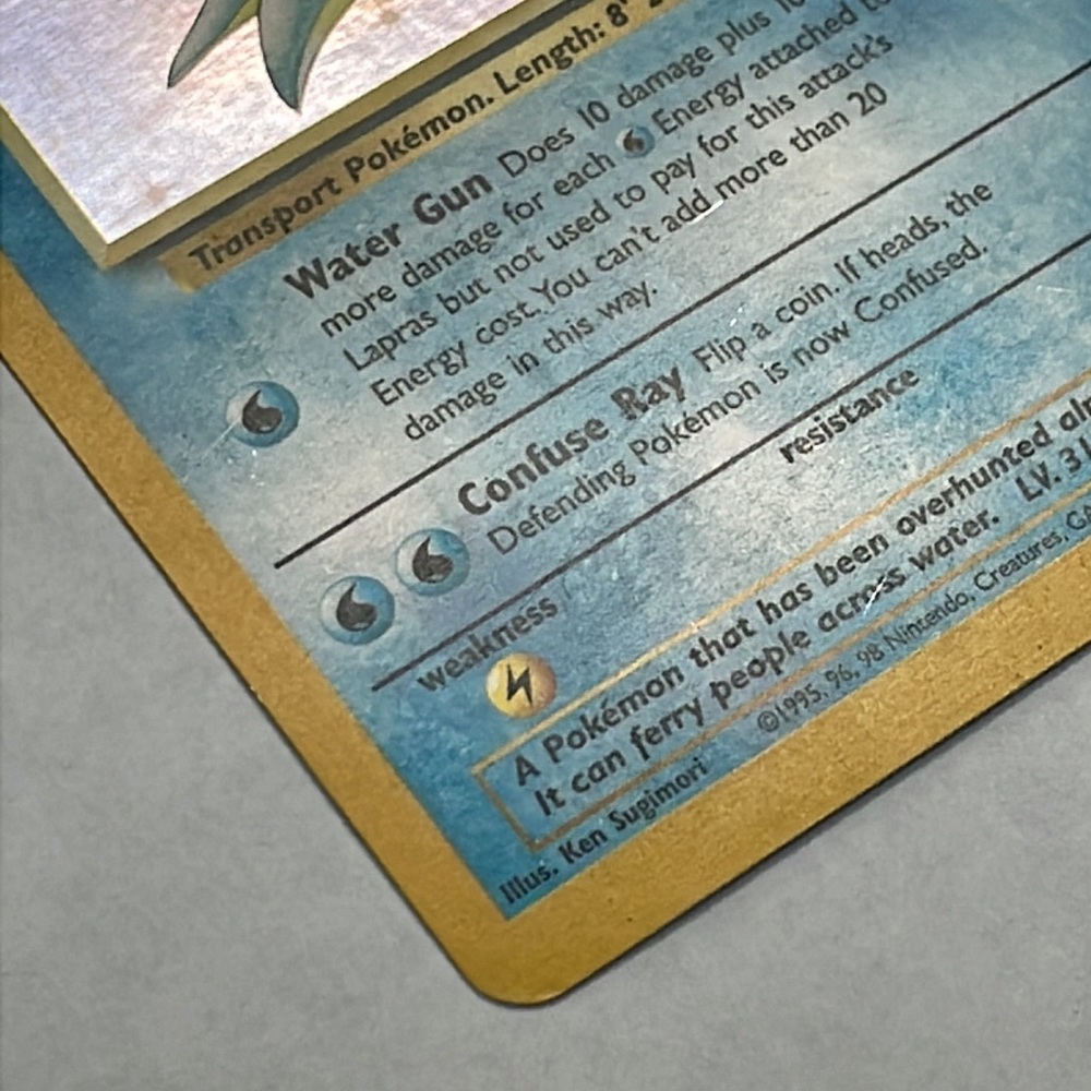 Lapras #10 Pokemon Fossil - Picture 5 of 16